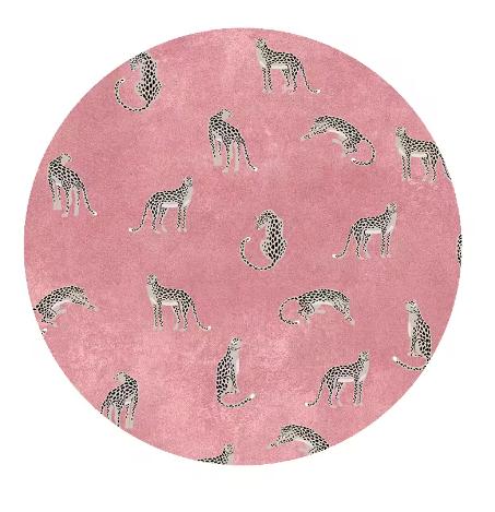 Round Carpet Leopard Tiger Pattern Bedroom Living Room Non Slip Mat Home Wear Resistant and Stainproof Rug Home Decoration