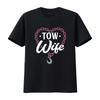 Tow Truck Wife T Shirt Driver Towing  vintage Washed Comfortable Stylish Breathable graphic Top For Everyday Wear Slightly