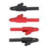 10pcs Car Battery Clip Red Black 15A Safety PA Insulated Electrical Cable Clamp for 4mm Banana Plug