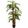 Artificial Plant Tropical Fern in Pot, Fake Plants for Home Indoor Decor, 150cm, Green