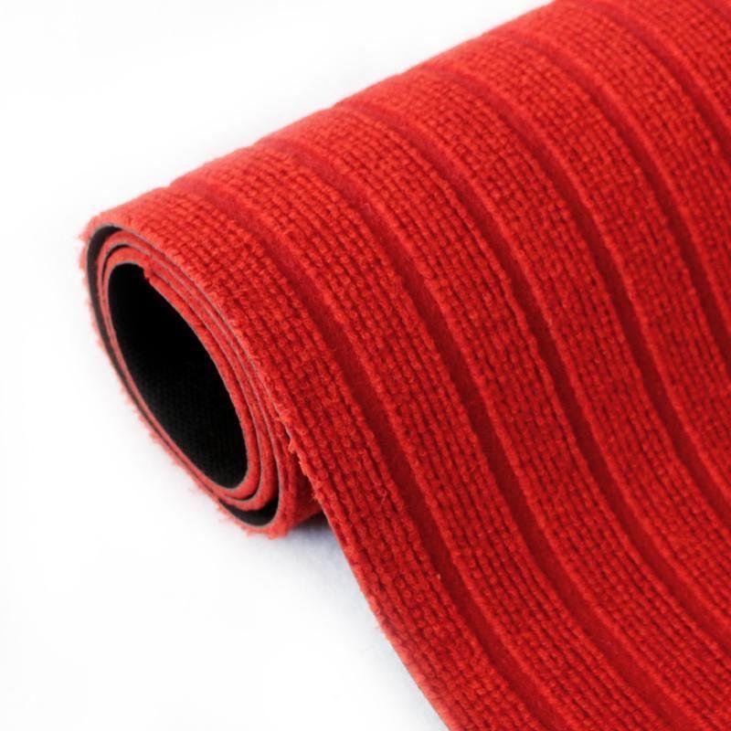 Non-Slip Polypropylene Seven-Stripe Doormat for Kitchen, Balcony, or Corridor