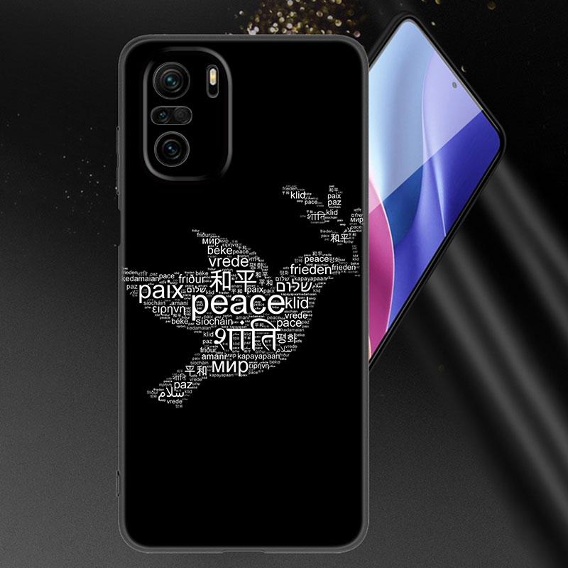 Черный чехол для телефона с изображением любовника и цветов для Xiaomi Mi POCO X3 NFC GT M4 M3 12 11T 10T Pro A3 11 Lite NE 5G 12X 11i F3, мягкий черный чехол