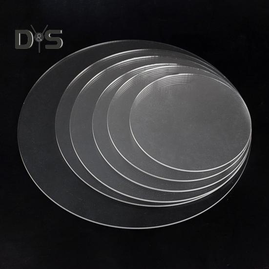 2 шт. акриловые тарелки для торта, нелипкие, прочные, универсальные, прозрачные круглые диски для торта с масляным кремом для сервировки торта