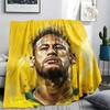 1PC Neymar Patterned Flannel Blanket Suitable For All Seasons for Home Decor Warmth and Comfort Gifts Holiday Present