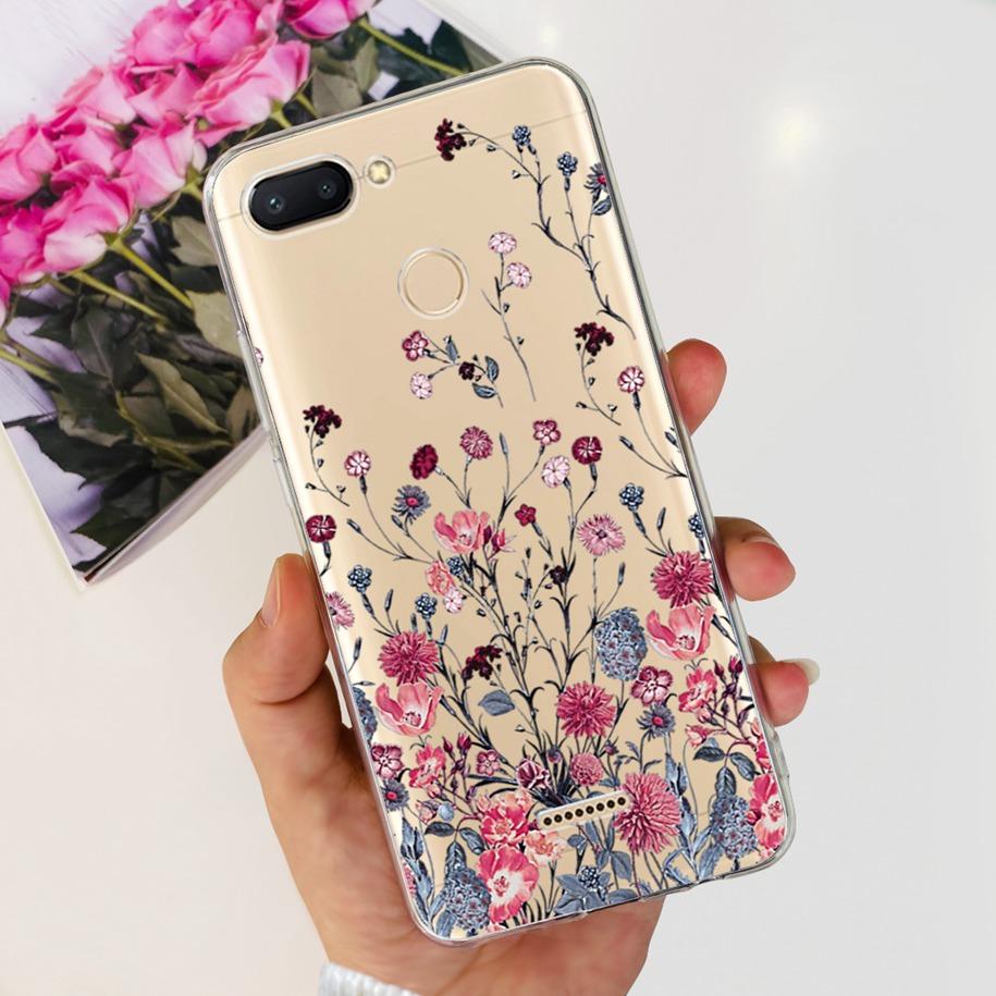 For Cover Xiaomi Redmi 6 Phone Case Fashion Marble Butterfly Soft Silicone Back Cover For Xiomi Redmi 6 6A Redmi6 Redmi6a Fundas