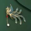 Xiangrui Phoenix Brooch, High-end Women's Classical Charm, Pearl Festive Brooch, Exquisite Chinese-style Suit Accessory Pin