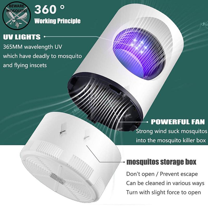 Mosquito-Killing Lamp Mosquito Repellent Artifact Indoor Household Catching Led Killer Lamp