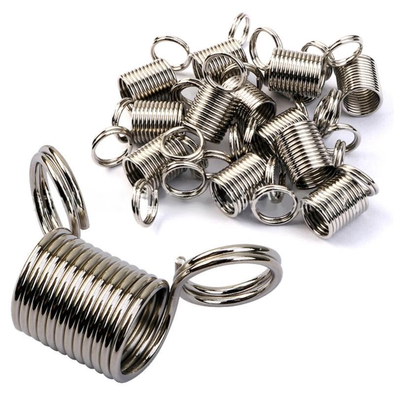 Набор из 20 удобных инструментов для изготовления ювелирных изделий, для нанизывания бусин, стопоры-пружинки, концевики, сплав, идеально подходит для браслетов