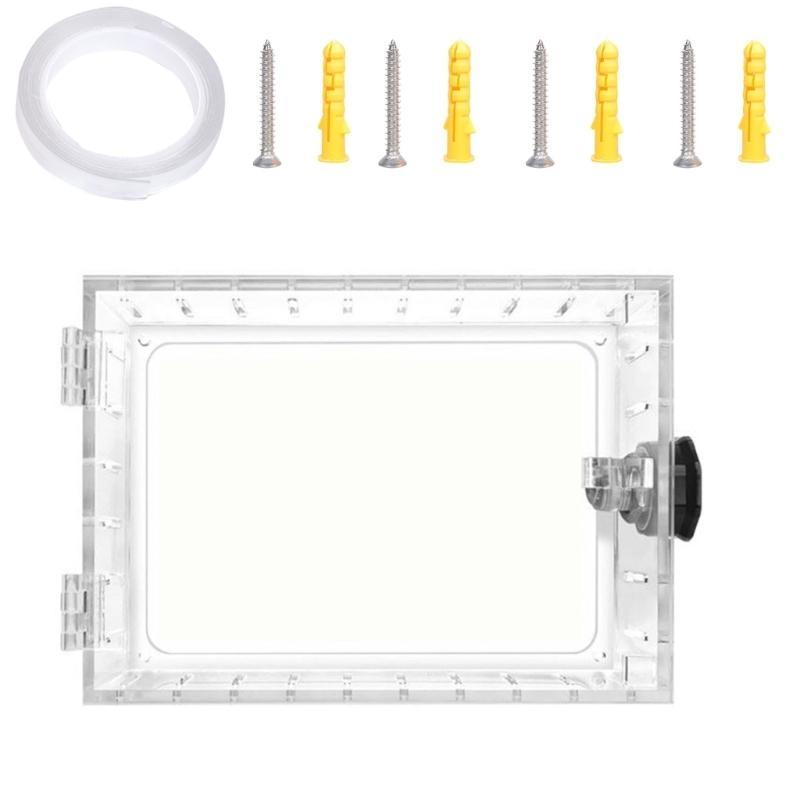 Transparents Thermostat Lock Box With Ventilated Secure Anti Theft Housing Includes 2 Simple Mounting