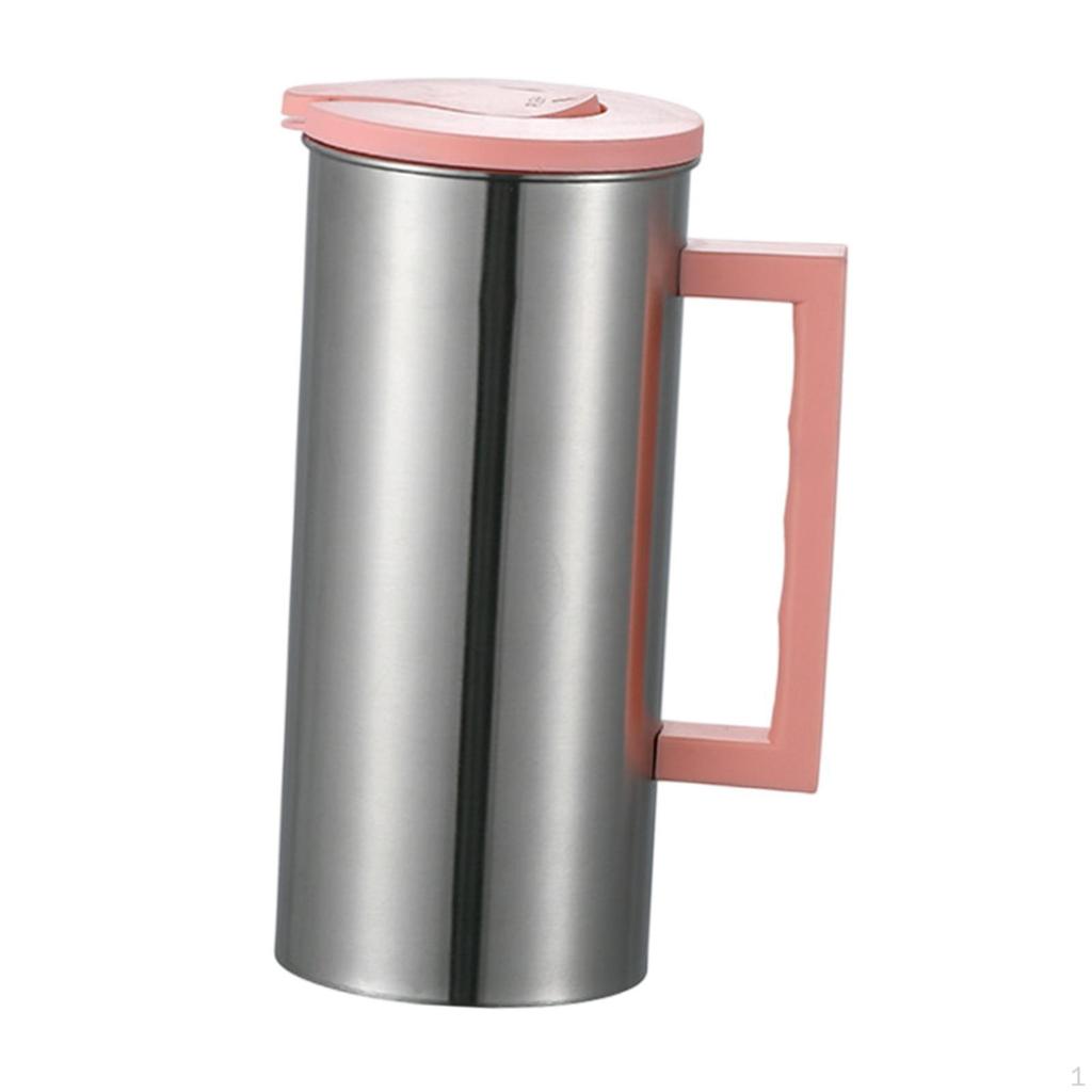 Кувшин из нержавеющей стали, графин, 1,8 л, многофункциональный кофейник, кувшин для воды