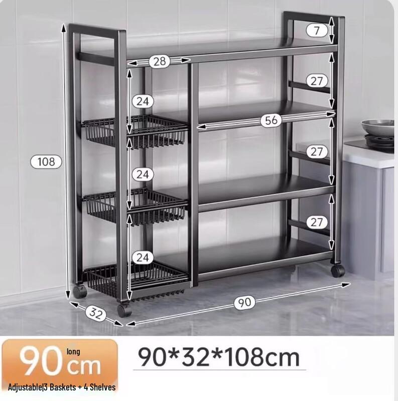 Zhai Wan Jia Metal Kitchen Storage Rack