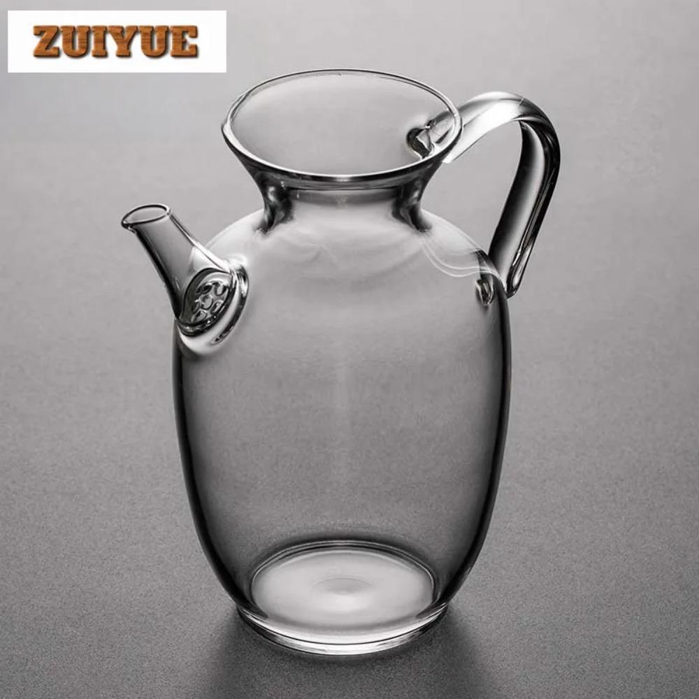 Imitation Song Glass Teapot Transparent Brewing Green Teapot Tea Set Small Tea Cold Kettle Tea Maker Tool Household Single Pot