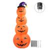 7.9ft Height Halloween Inflatable Pumpkin Build In LEDs Blow Up 4 Pumpkins Decoration with Ghost