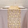 Gold Star Designs 5M Table Cover Polyester Fabric for Wedding Birthday Party and Holiday Table Setting Decoration