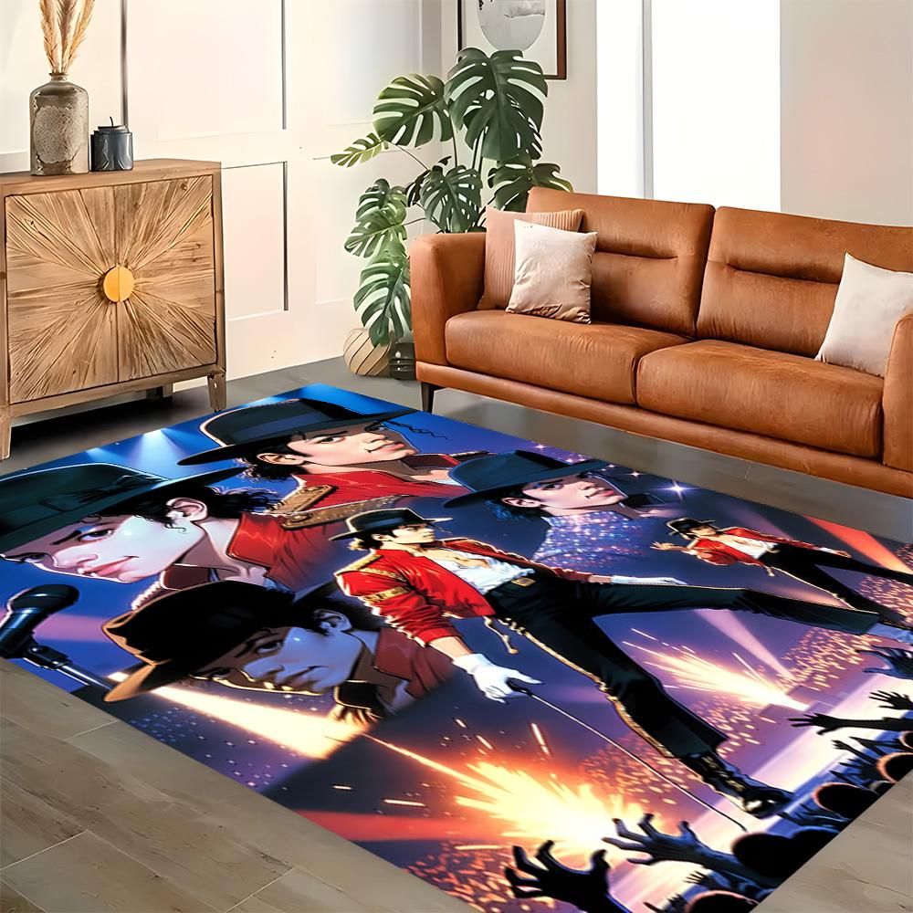 Michael Jackson Immortal Live rug for living rooms, bedrooms, home décor, and as gifts.