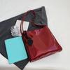 Solid Color Patent Leather Women Fashion Shoulder Bag Ladies Simple Luxury Handbag Purse Casual Travel Shopping Totes
