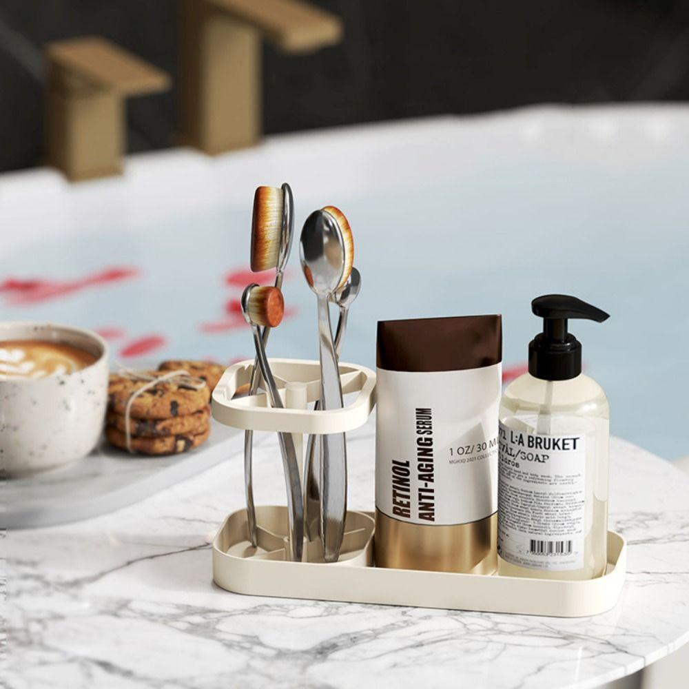 Многофункциональная подставка для зубной пасты и зубных щеток, набор для домашнего ополаскивателя для полости рта, органайзер для ванной комнаты, держатель для зубных щеток