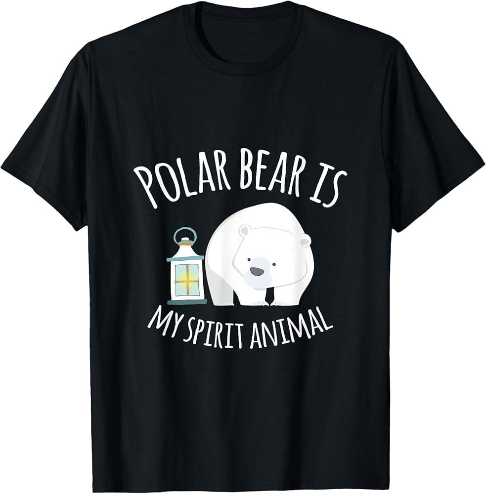 Polar Bear is my Spiritual Animal Ice Bear Funny TShirt Unisex T-Shirt
