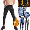 Men Sauna Suits Pants Sweat Leggings High Waist Slimming Pants Tummy Control Compression Pants Thermo Body Shaper Weight Loss Workout Exercise Trouser