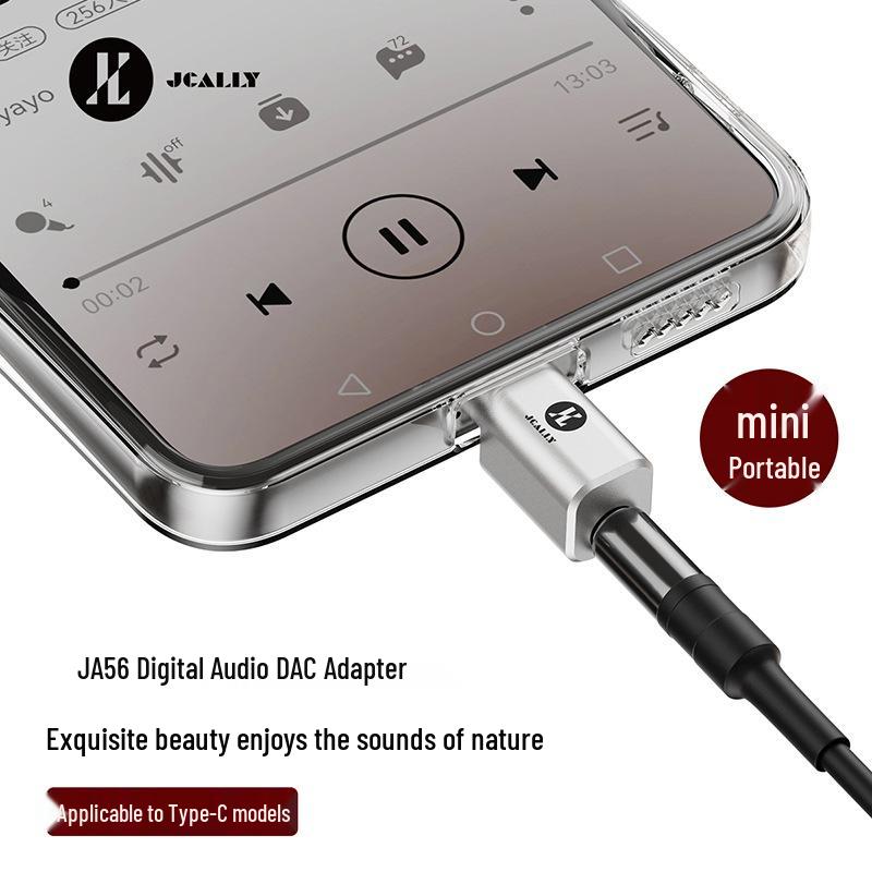 Совместимый с Apple адаптер Type-C на 3,5 мм для наушников с усилителем HIFI-декодирования ALC5686