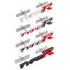 COT1 3D Metal Type R Logo Front Grill Badge Rear Trunk Emblem Sticker Decals For Honda Civic TYPER CRV HRV Accord Fit Car Accessories