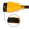 16 Pin OBD2 OBDII Splitter Extension Cable Male to Double Female Y Extender Cord Adapter 30cm/12inch