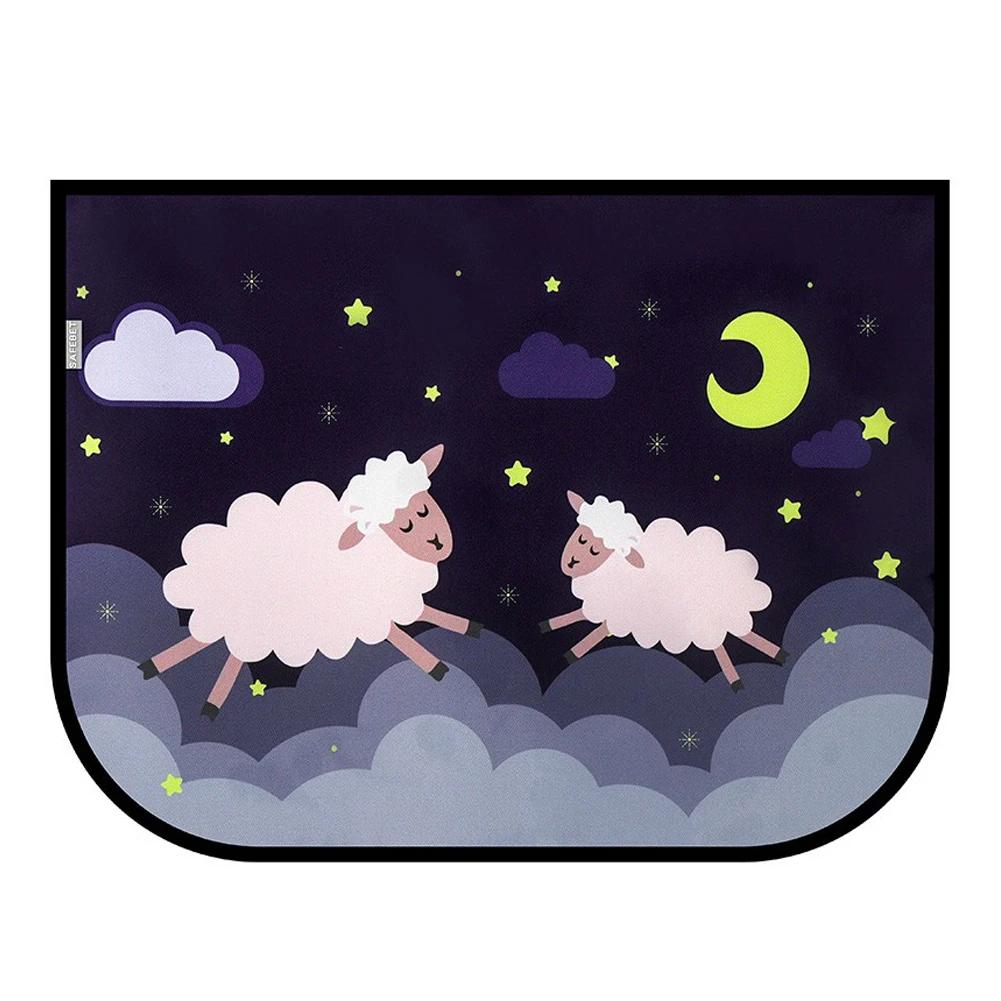 Магнитная шторка на окно автомобиля, солнцезащитный козырек, мультяшный козырек на боковое окно, защита от ультрафиолета для детей