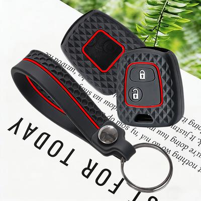 Силиконовый чехол для автомобильного ключа с 2 кнопками для Peugeot 106 107 206 207 307 C1 C2 C3 C4 XSARA PICASSO для Toyota AYGO Protector