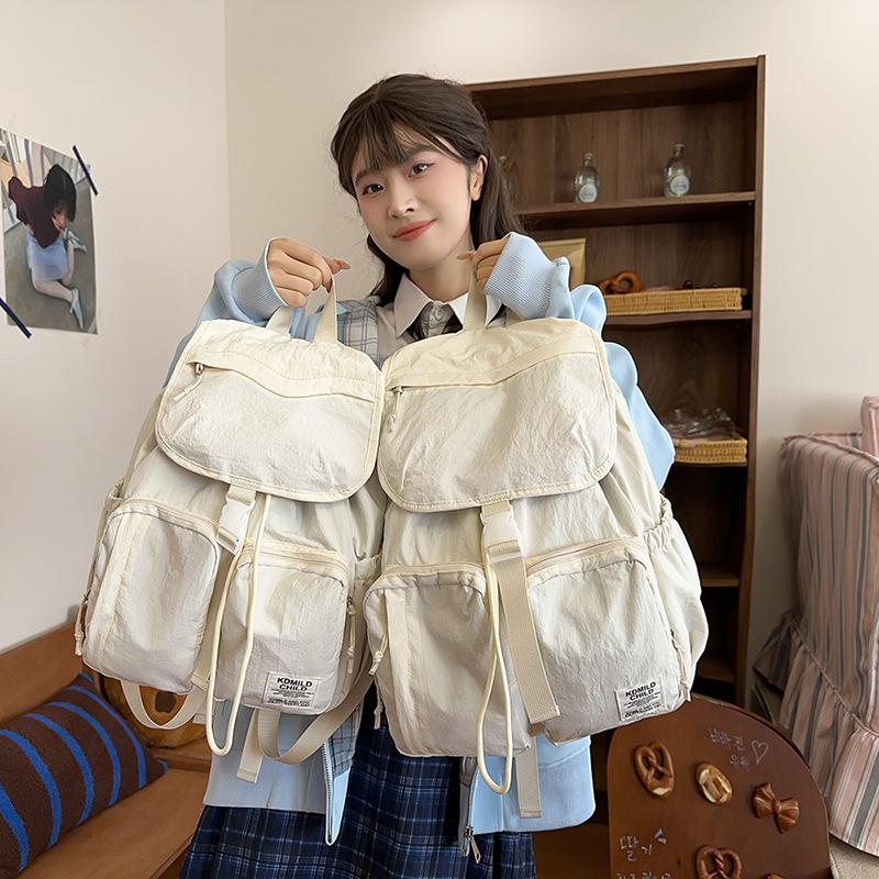 Student Small Schoolbag Women's Class Commuter Backpack Lightweight Outdoor Travel Backpack