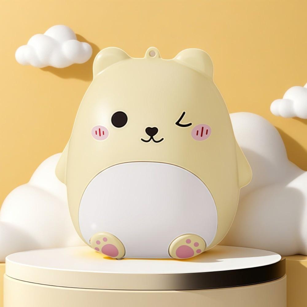 Cartoon Bear Drug Storage Case 5 Grids Mini Pill Organizer Portable Pill Dispenser Box for Travel