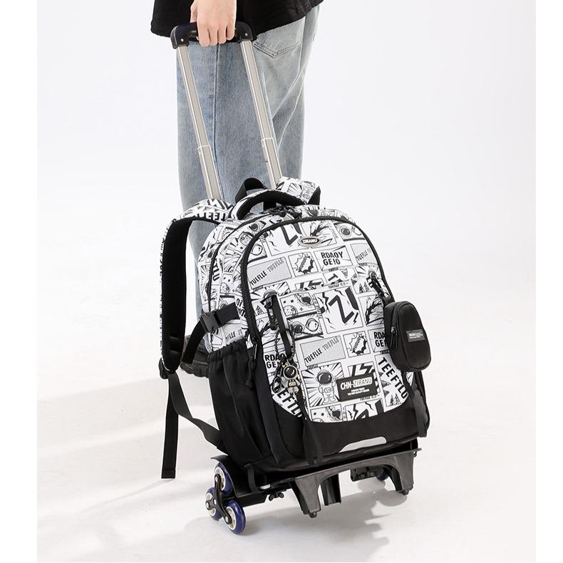Школьные сумки Роликовый Студенческий Рюкзак 6 Колес (35*20*48СМ)ZRY1291