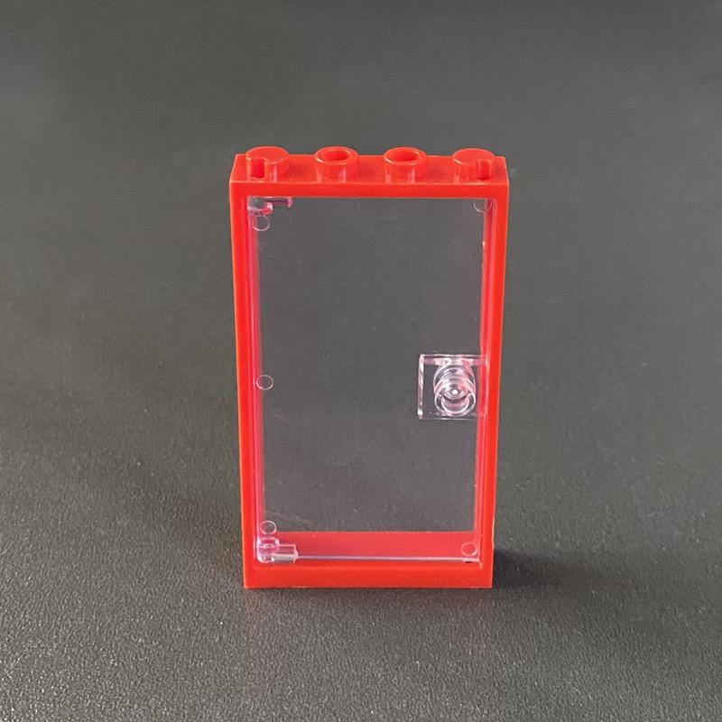 Применимый строительный блок Мелкозернистый строительный блок Строительные аксессуары 60616 Стекло 60596 1X4X6 Дверная рама 6064030