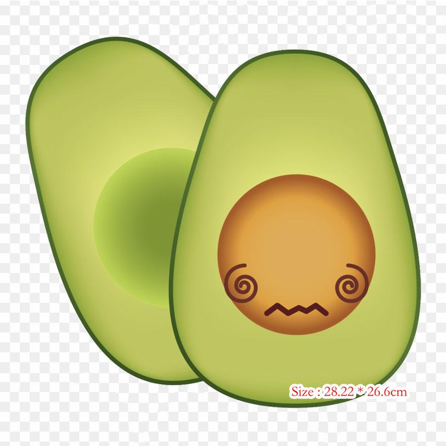 Egg Avocado Iron On Heat Transfer Printing Vinyl Patches Sticker for Clothes DIY Appliques Washable Patches