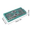 Alloy Steel Tap and Die Set with Adjustable Wrench Twisted Hand Tools Hands Screw Taps