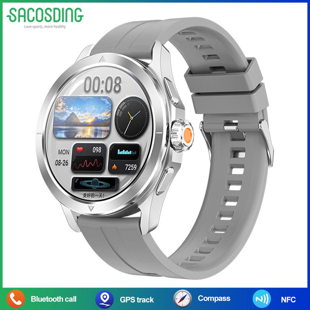 2025 Новые часы S4 Ultra Sports для мужчин, высотомер, GPS, трек, компас, NFC HD, BT, умные часы для Android IOS XIAOMI