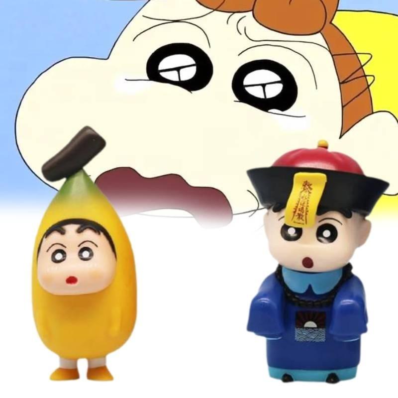 Cowboy Dicky New Crayon Shin-chan Gk Model Hand-made Decoration Pvc Material 15cm