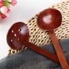 Nature Long Handle Colander Wooden Ladle Soup Spoon Slotted Spoon Ramen Spoon Kitchen Utensil Tool