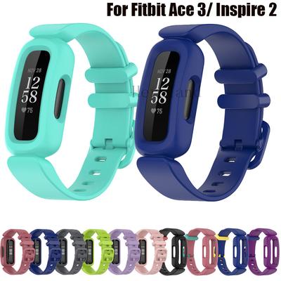 Ремешок для Fitbit ace 3/Inspire 2 Ремешки для часов для Fitbit Inspire / HR / ace2 Ремешок Силиконовый Спортивный Сменный Наручный Браслет