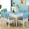 Обеденный стол в европейском стиле, интегрированная тканевая подушка для стула, кружевная кружевная подушка для обеденного стола, противоскользящая подушка для сиденья