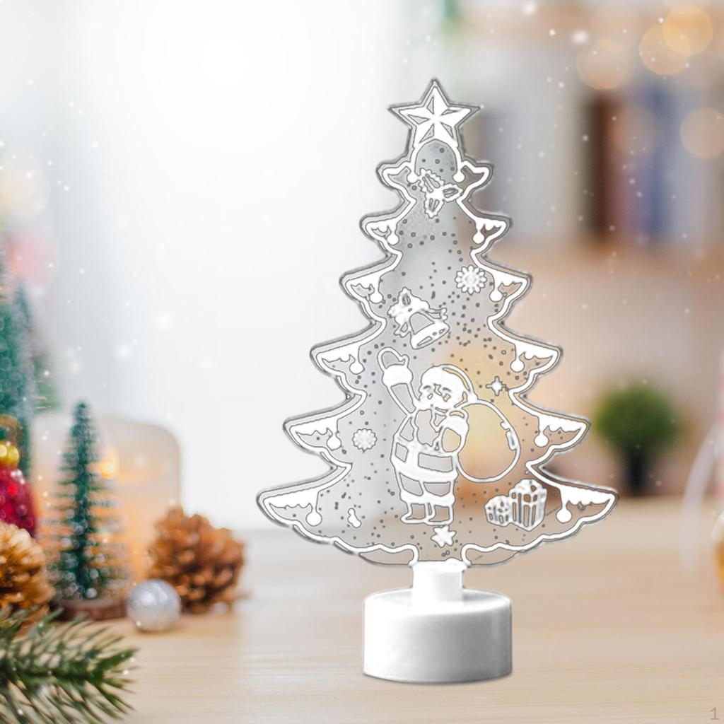 Рождественские украшения, световой стол, центральная часть, реквизит для фотосессии, фигурка рождественской сцены