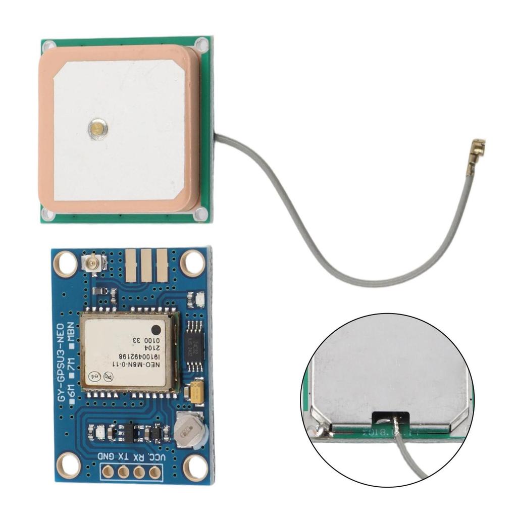 GPS-модуль NEO-8M с антенной, для модуля управления полетом Arduino, 25 x 35 мм с внешней большой антенной