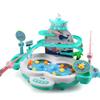 Cute Stone Fishing 2in1 Fishing Educational Water Play Magnetic Fishing Indoor Tabletop Universal for Men and Kindergarten Birthday Gift Game, Toy,