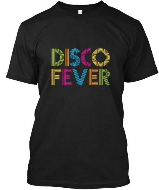 Одежда в стиле Disco Fever 70-х 80-х - Футболка Сделано в США Размеры от S до 5XL