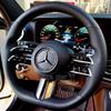 Для Mercedes Benz C-Class W206 2021 E-Class W213 2021 S-Class W223 2021 На руль автомобиля, сшитый вручную из натуральной кожи