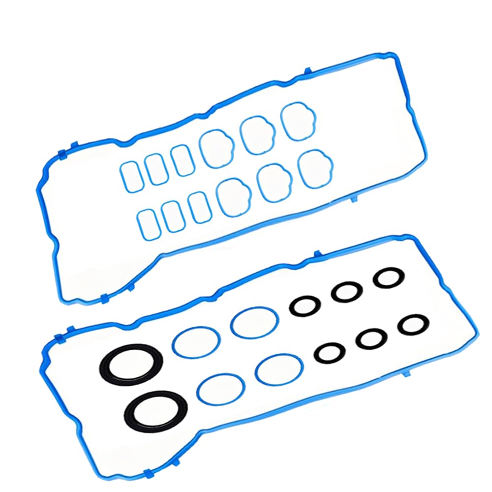3.6L High-Performance Valve Cover Gasket Set + Intake Manifold Gasket Set 2011-| Compatible With Chrysler 200/300, Dodge Challenger/Jeep