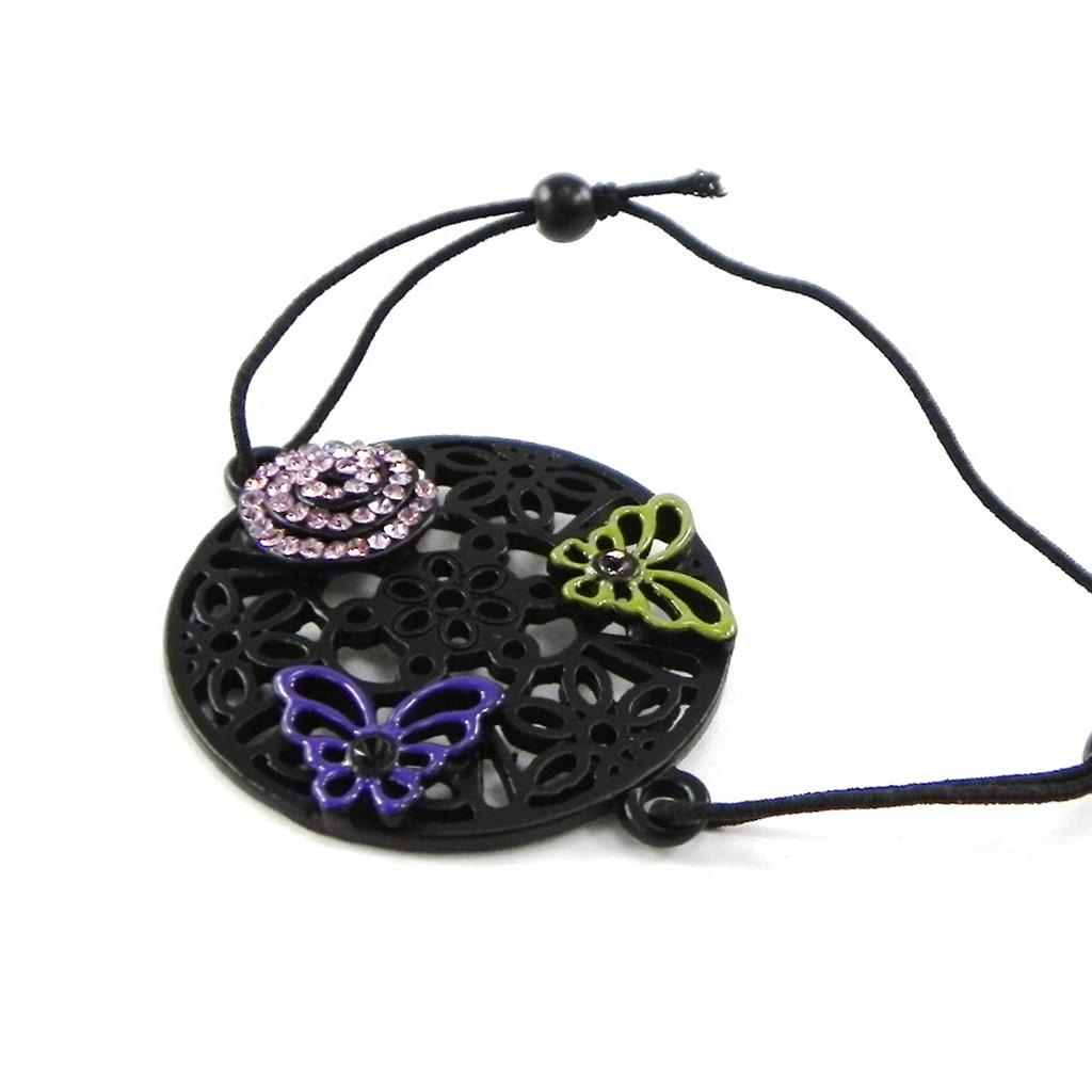 NOA [H8746] - Дизайнерский браслет «Кармен» фиолетово-зеленый