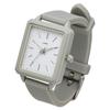 Fieldwork Women's Analog Watch with Silicone Strap, Rectangular, Tango Gray, JN027-2