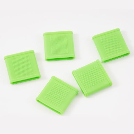 10 шт. Защитные силиконовые компрессионные бандажи для пальцев, поддерживающие шины для фиксации большого пальца