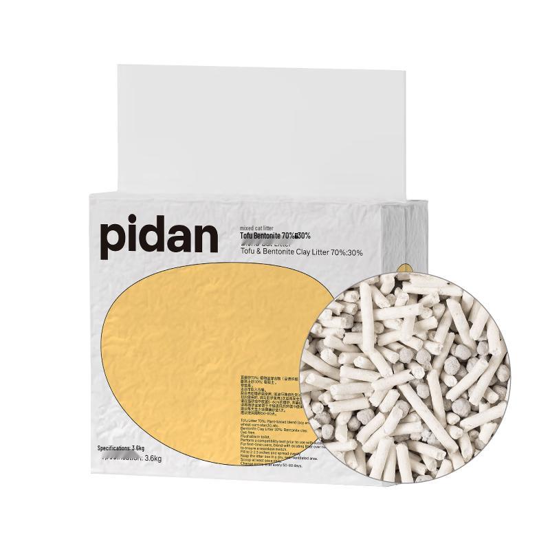 Смешанный тофу-наполнитель для кошек Pidan