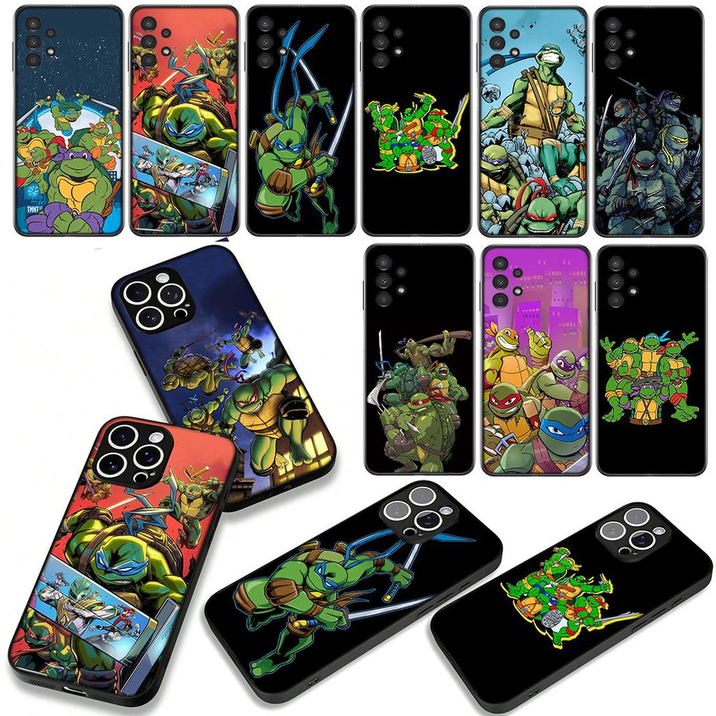 Чехол N-Ninjas Аниме Черепашки-ниндзя для телефона Xiaomi Poco F6 F7 Ultra F5 F3 X7 X6 X5 X3 NFC M7 M6 Pro C75 C65 C71 C61 Coque
